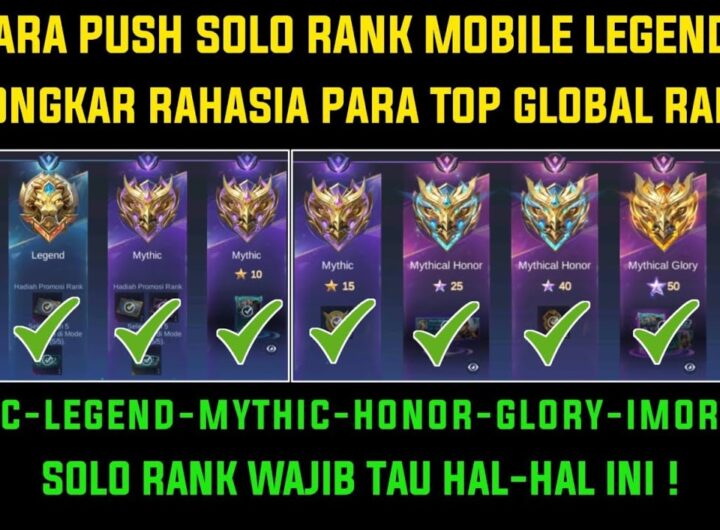 10 Rahasia Push Rank Cepat di Mobile Legends Terbaru 2025
