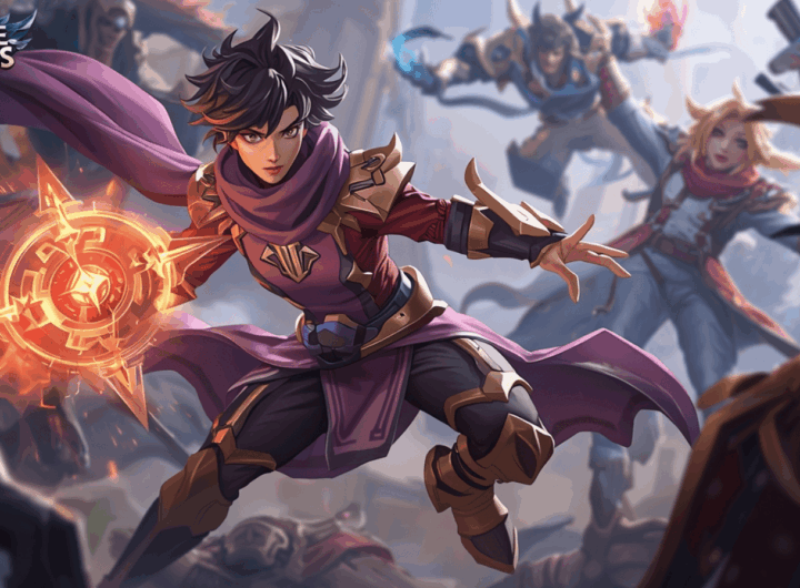 Hero Mobile Legends menggunakan item counter saat team fight