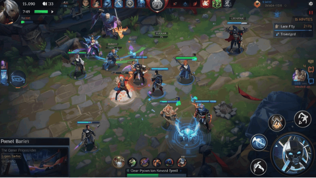 Strategi macro Mobile Legends dalam pertandingan ranked profesional