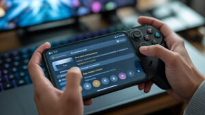 Patch notes update game terbaru ditampilkan di layar game