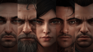 Karakter game PC realistis